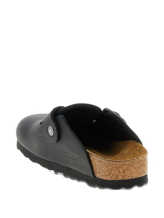 26SS 버켄스탁 보스턴 WB 내츄럴 레더 빈티지 우드 1030704BLACK - BIRKENSTOCK