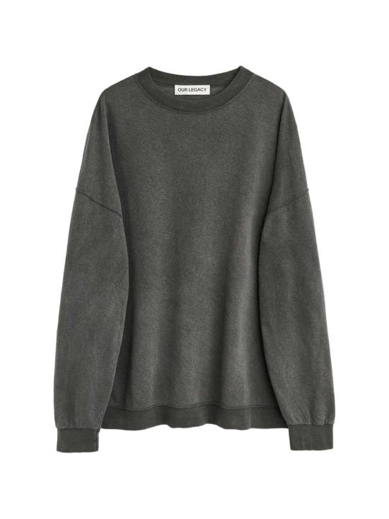 26FW 아워레가시 SLACK 슬랙 스웨트셔츠 M2266SWWASHEDBLACKROGUELOOPBACK Charcoal