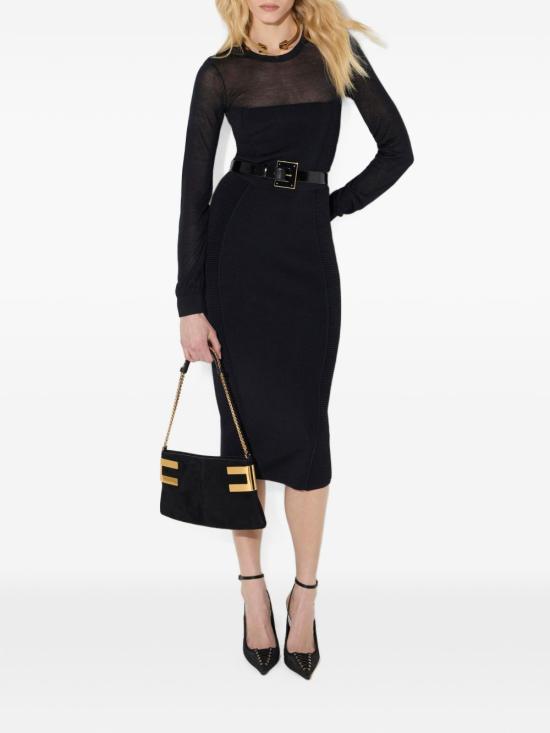26FW 엘리자베타프랜치 미디 원피스 AM53B67E2110 NERO - ELISABETTA FRANCHI