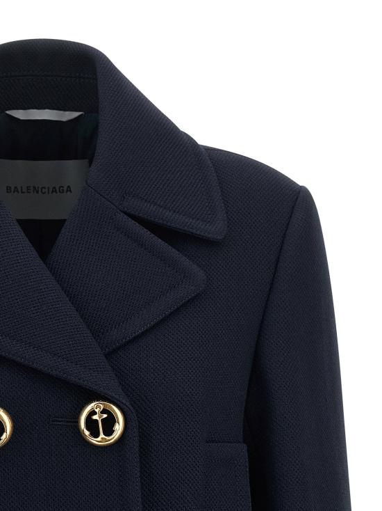  발렌시아가 자켓 LDA002D7TUU168065 NAVY - BALENCIAGA