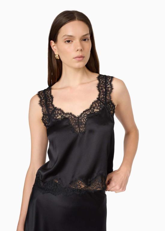  카미 뉴욕 캐미솔 카미 NYC 토니 실크  블랙 - CAMI NYC