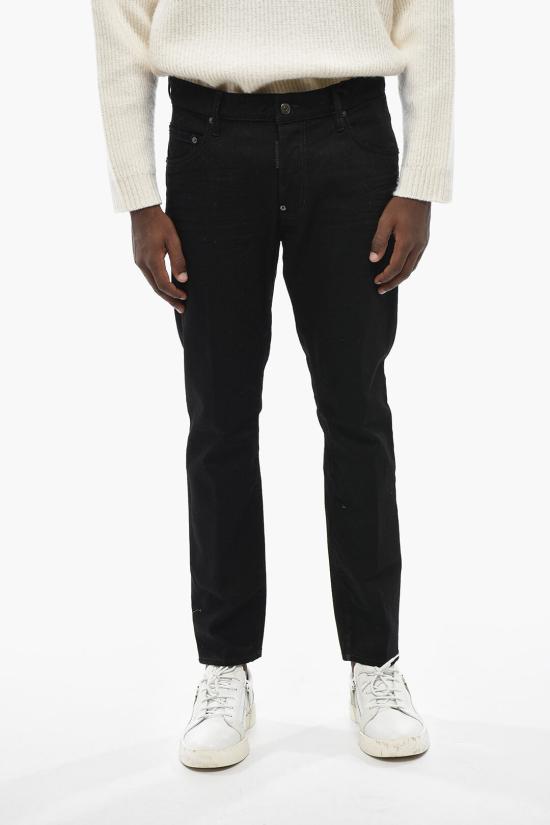  디스퀘어드2 블랙 불 스케이터 스키니 진 S74LB1427S30564900 Black