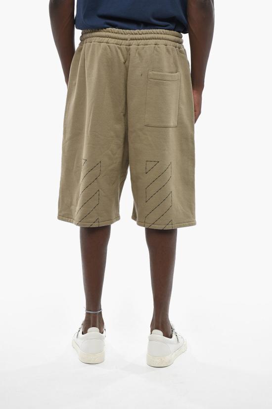  오프화이트 숏팬츠 OMCI013F23FLE0036110 Beige - OFF WHITE