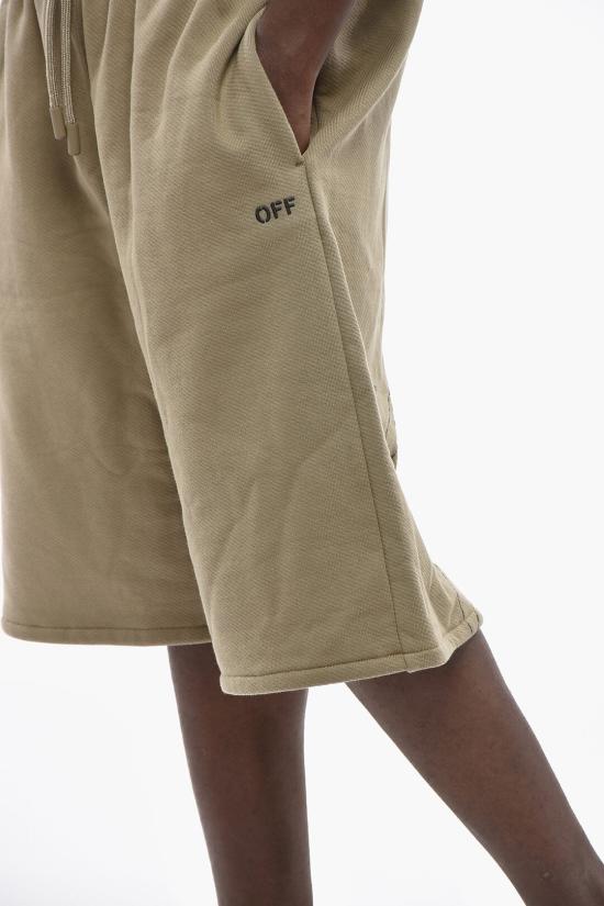  오프화이트 숏팬츠 OMCI013F23FLE0036110 Beige - OFF WHITE