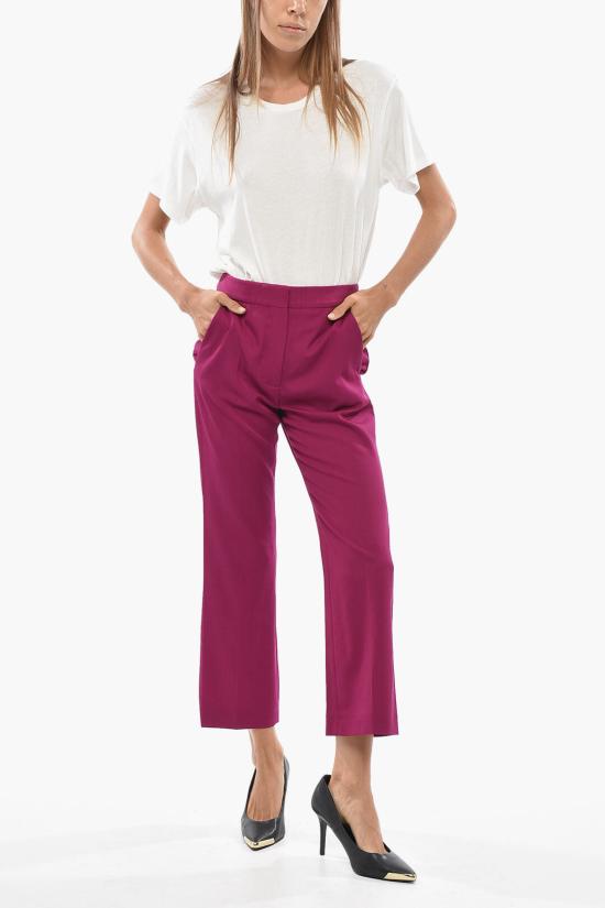  스텔라 맥카트니 스트레이트 팬츠 529866SHB555561 Violet - STELLA MCCARTNEY