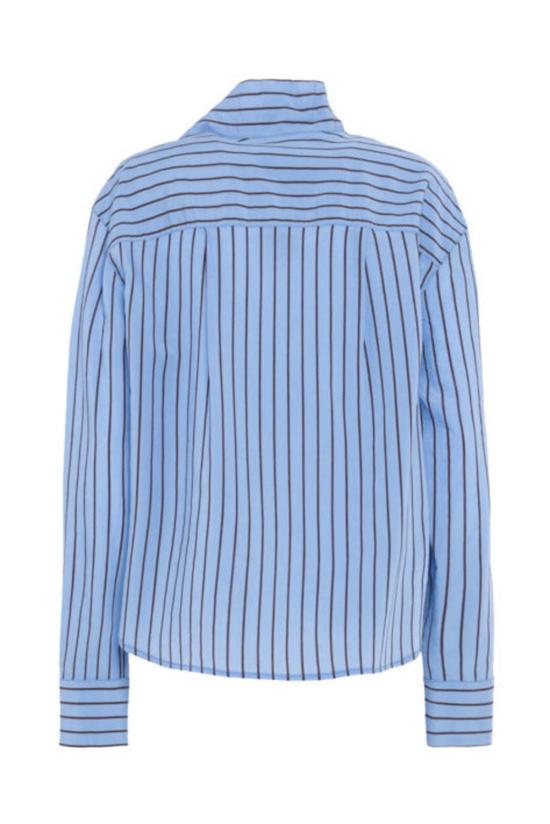  Tela- Fashionhaus 블라우스 텔라 자프리나 탑 블루/블랙 스트라이프 - OTHER BRANDS