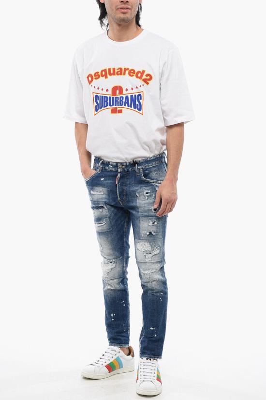  디스퀘어드2 데님 팬츠 S74LB1439 S30872 470 Blue - DSQUARED2