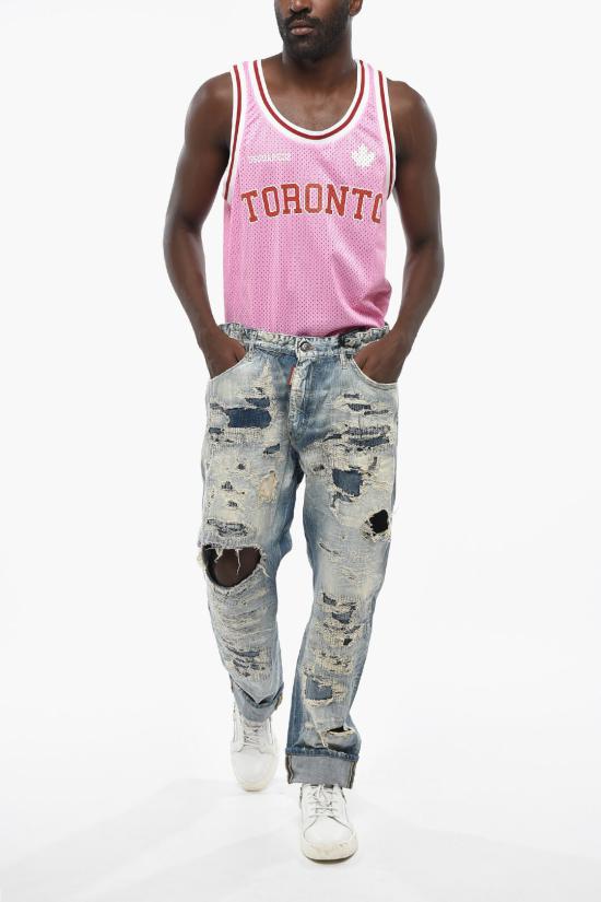  디스퀘어드2 데님 팬츠 S74LB1448 S30309 470 Blue - DSQUARED2