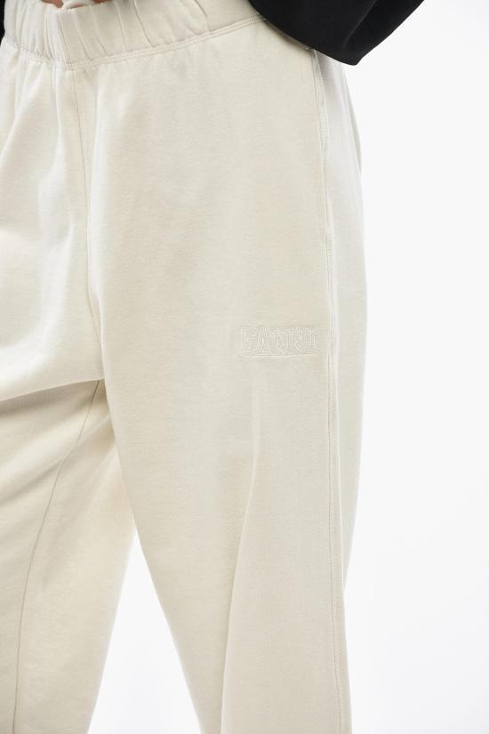  가니 ISOLI 이솔리 소프트웨어 로고 자수 조거팬츠 T2925 3532 135 26 Beige - GANNI