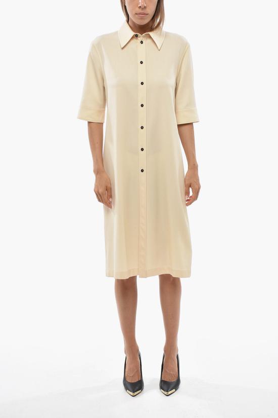  질샌더 롱 원피스 J04DL0002 J40003 261 Beige