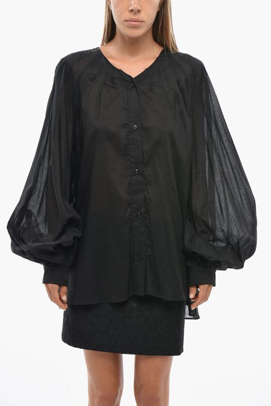  더 레이티스트 블라우스 TLW06003T0172LNTP T0002 Black