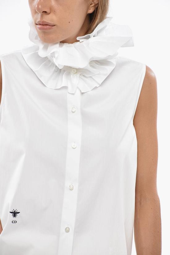  디올 블라우스 551B15A 3356 0100 White - DIOR