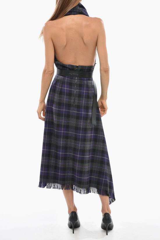  디올 롱 원피스 511R28A 1640 4889 Violet - DIOR