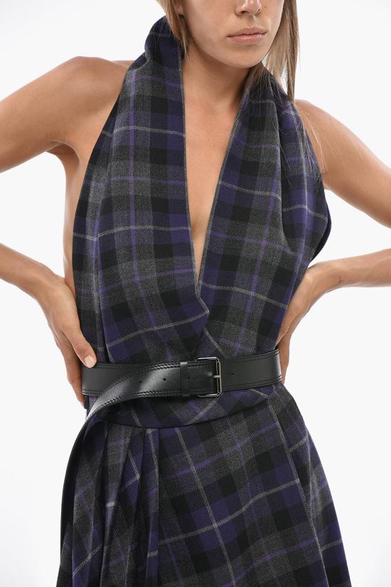  디올 롱 원피스 511R28A 1640 4889 Violet - DIOR