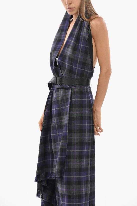  디올 롱 원피스 511R28A 1640 4889 Violet - DIOR