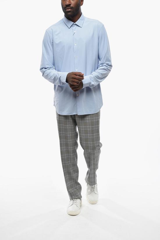  꼬르넬리아니 긴팔 셔츠 93PXK1 9320255 009 Blue - CORNELIANI