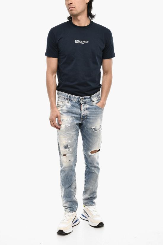  디스퀘어드2 데님 팬츠 S71LB1253 S30664 470 Blue - DSQUARED2