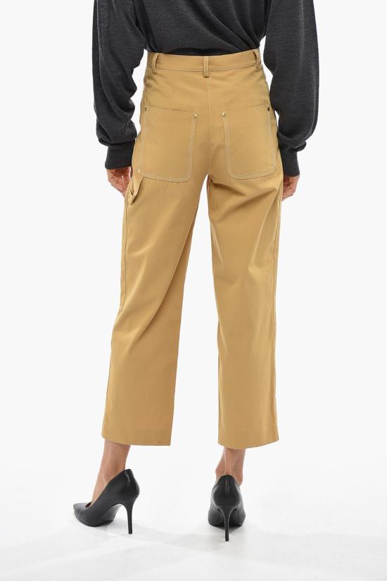  스텔라 맥카트니 스트레이트 팬츠 32124086400373AU450 Beige - STELLA MCCARTNEY