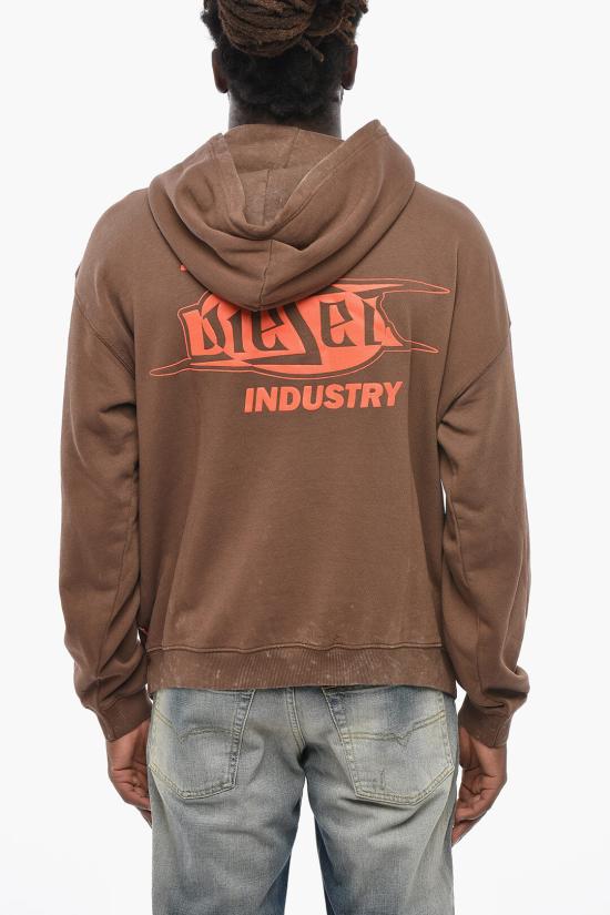  디젤 후드 티셔츠 A14157 0IPAC 7ES Brown - DIESEL