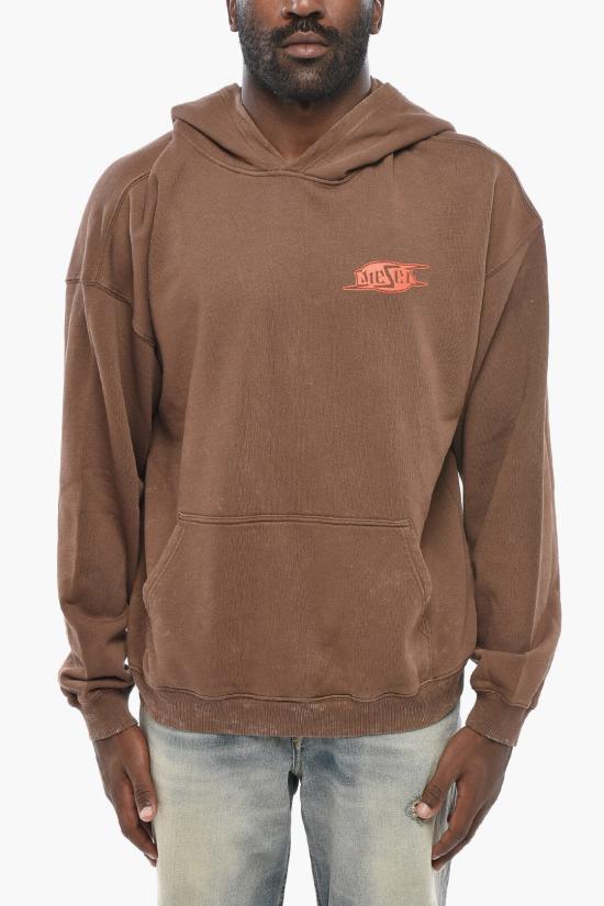  디젤 후드 티셔츠 A14157 0IPAC 7ES Brown