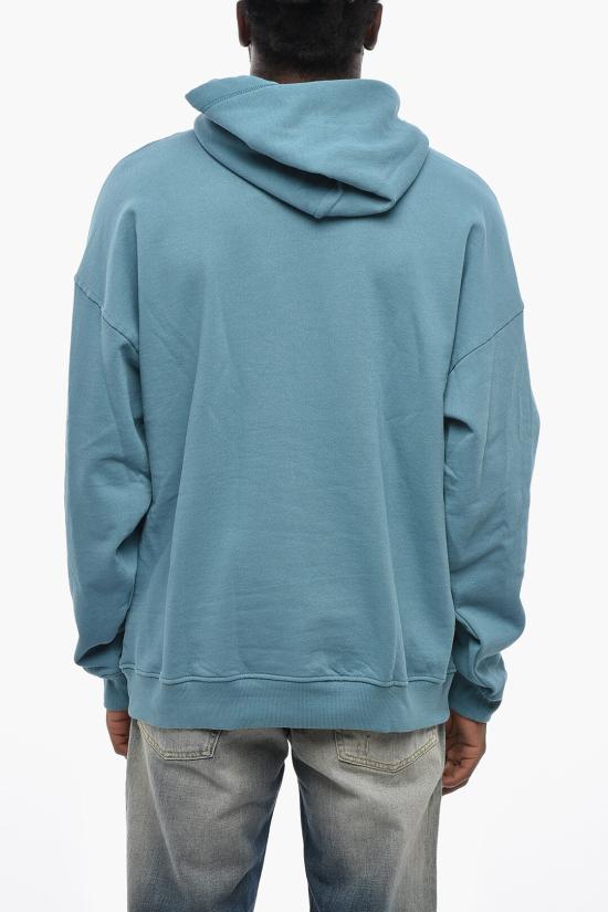  디젤 후드 티셔츠 A06386 0DFAF 8MB Azzurro Blu - DIESEL