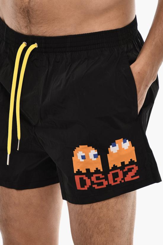  디스퀘어드2 스윔팬츠 D7B645330 ISA01 008 Black - DSQUARED2