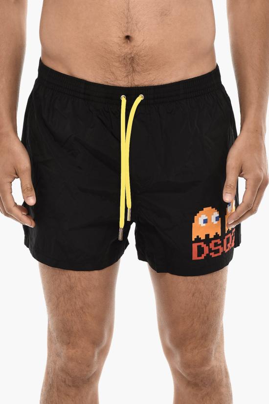  디스퀘어드2 스윔팬츠 D7B645330 ISA01 008 Black
