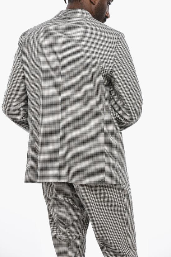  꼬르넬리아니 수트 세트 87NZ92 1167521 033 Black White - CORNELIANI