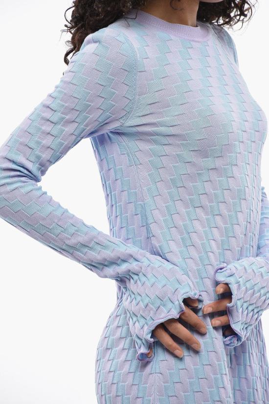 막스마라 롱 원피스 VALETTE 0 003 27 Azzurro Viola - MAX MARA