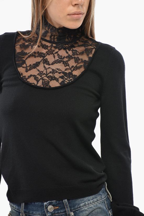 발렌티노 가라바니 스웨터 7B0KC68J 9QR 0NO Black - VALENTINO GARAVANI