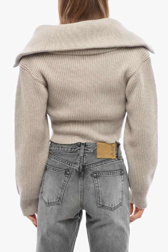  자크뮈스 스웨터 22H213KN501 2086 810 26 Beige - JACQUEMUS