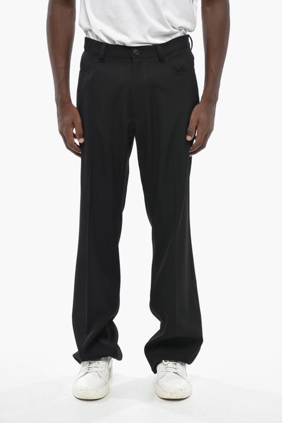  발렌시아가 핀스트라이프 팬츠 850705TJT211000 Black