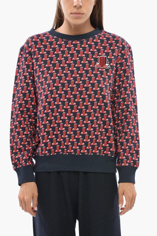  랑방 긴팔 티셔츠 SS0006 J184 3524 Blu Rosso