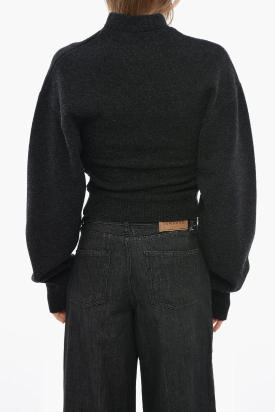  발렌시아가 스웨터 809352 T1708 1240 30 Anthracite - BALENCIAGA