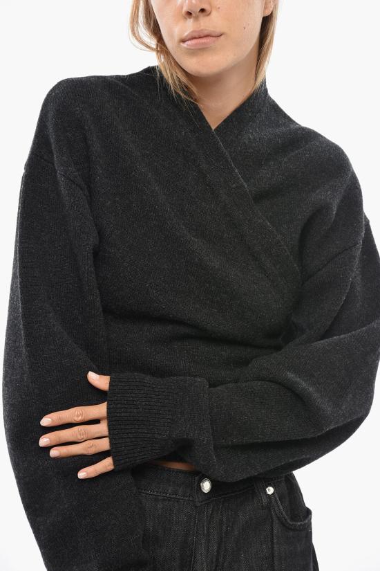  발렌시아가 스웨터 809352 T1708 1240 30 Anthracite - BALENCIAGA