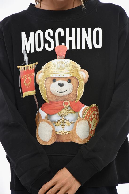  모스키노 긴팔 티셔츠 1702 5527 A2555 20 Black - MOSCHINO