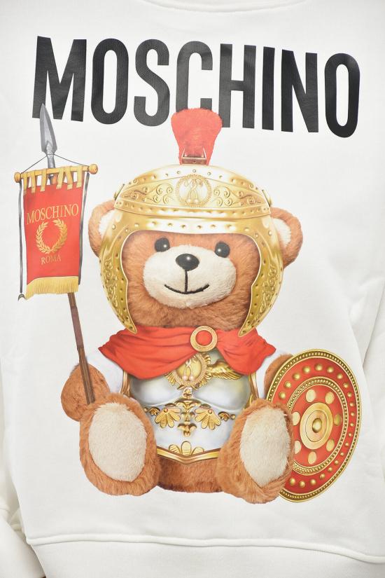  모스키노 긴팔 티셔츠 1702 5527 A2002 20 White - MOSCHINO