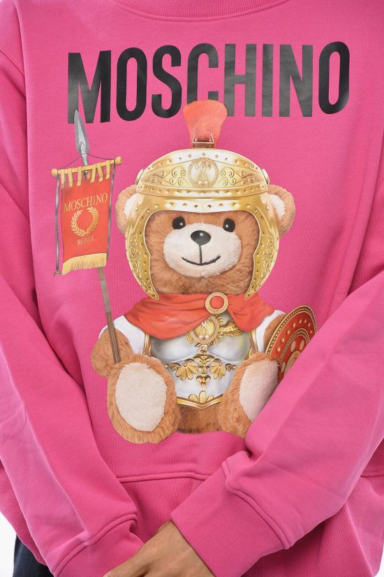  모스키노 긴팔 티셔츠 1702 5527 A2219 20 Pink - MOSCHINO