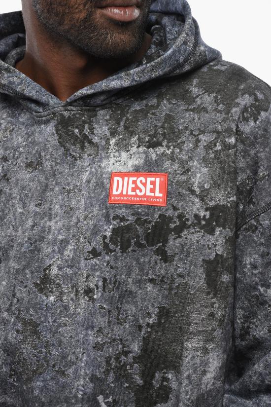  디젤 후드 티셔츠 A16404 0QLAG 89MA Multicolor - DIESEL
