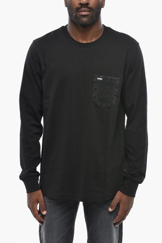  디젤 긴팔 티셔츠 A17547 RPATI 900 Black