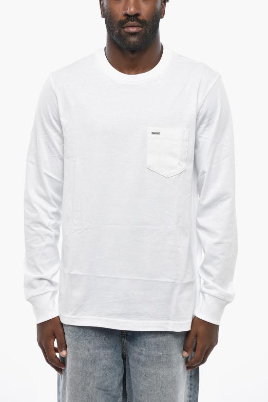  디젤 긴팔 티셔츠 A17547 RPATI 100 White