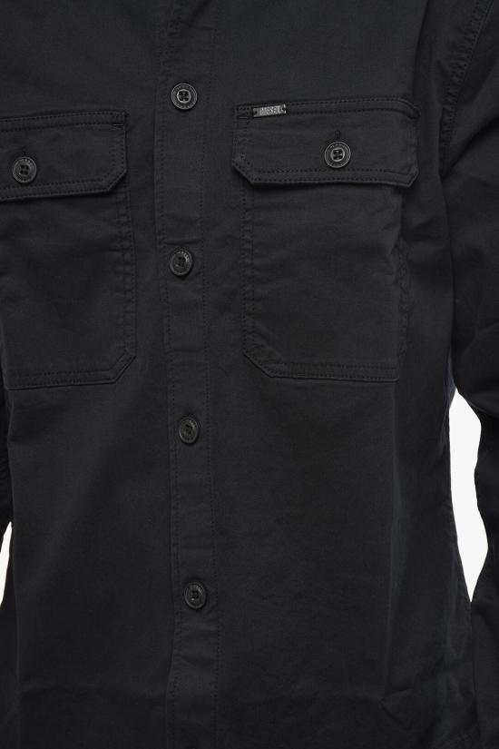  디젤 긴팔 셔츠 A16031 WAPIR 900 Black - DIESEL