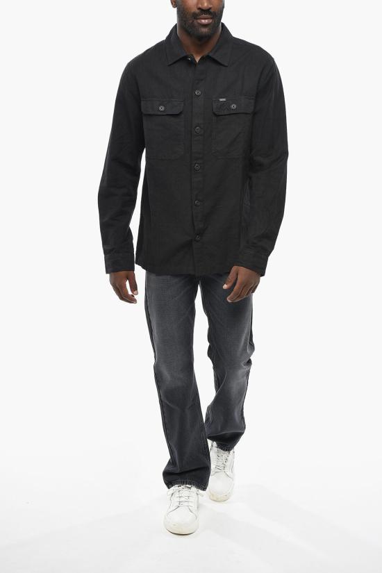  디젤 긴팔 셔츠 A16031 RGSAM 900 Black - DIESEL