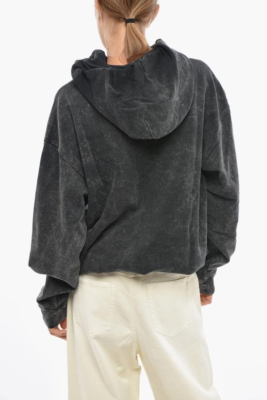  디젤 후드 티셔츠 A16321 0BMBK 9XX Gray - DIESEL