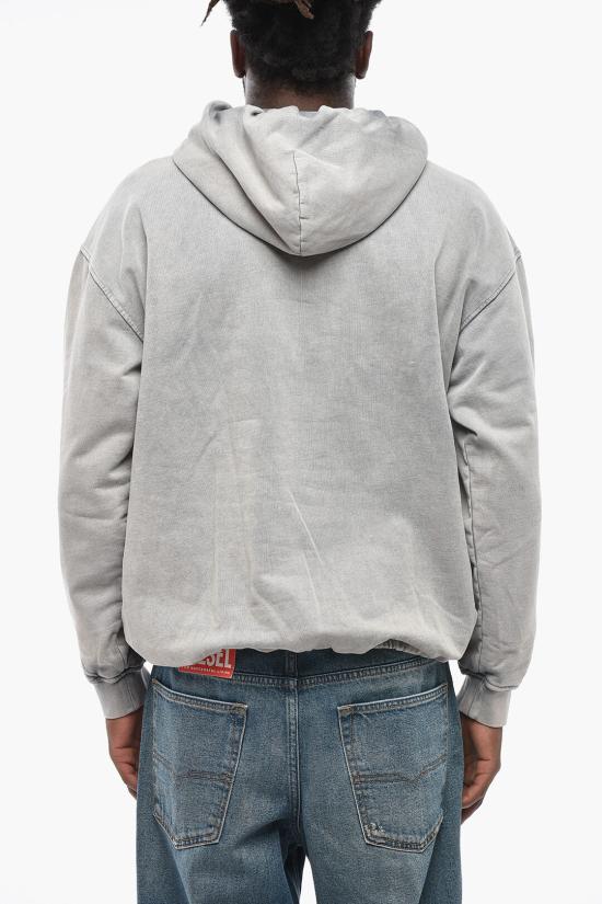  디젤 후드 티셔츠 A16321 0BMBK 61T Gray - DIESEL