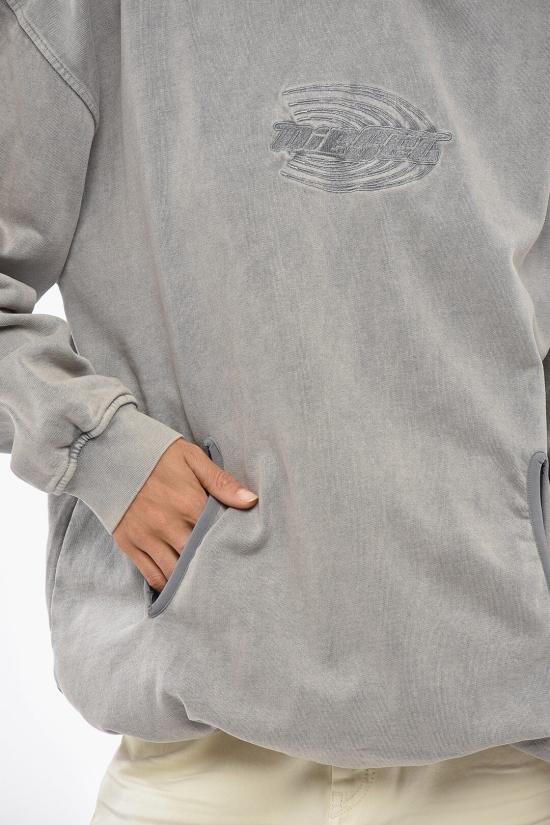 디젤 후드 티셔츠 A16321 0BMBK 61T Gray - DIESEL