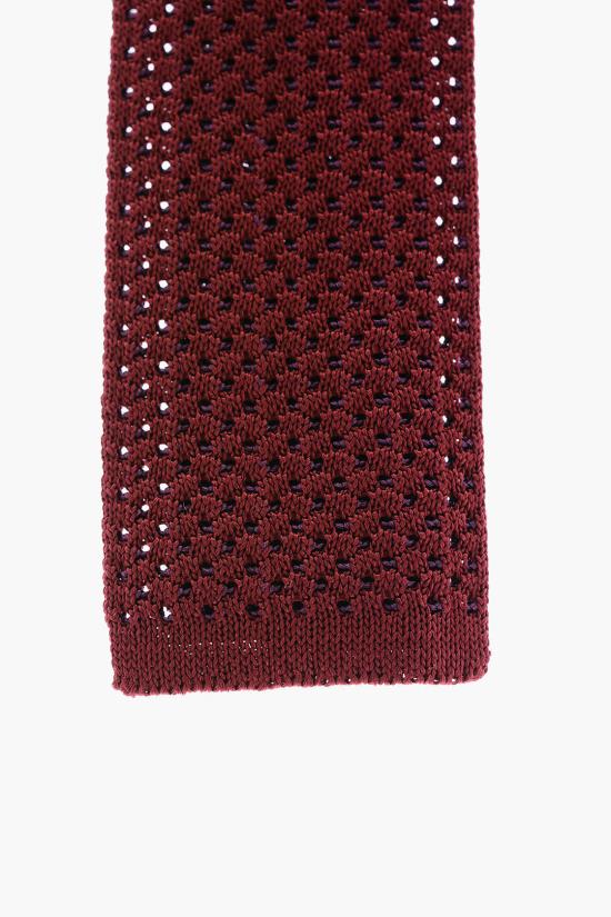  꼬르넬리아니 넥타이 85UV04 0120657 040 Burgundy - CORNELIANI