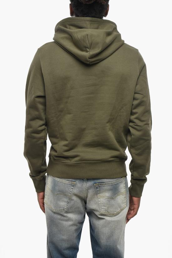  디젤 후드 티셔츠 A15467 RIAJH 5IX Green - DIESEL