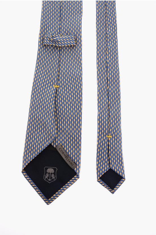  꼬르넬리아니 넥타이 83U302 9120377 001 Blue - CORNELIANI