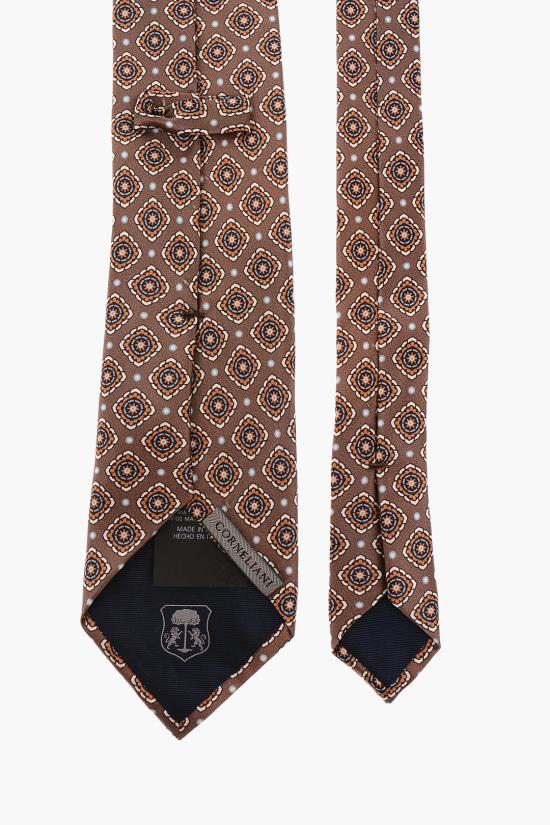  꼬르넬리아니 넥타이 83U302 9120412 033 Brown - CORNELIANI